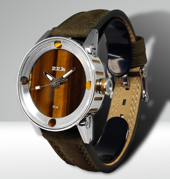 Review High Quality B.R.M Replica Watches For Sale BRM AD-1934 TIGER EYE DIAL